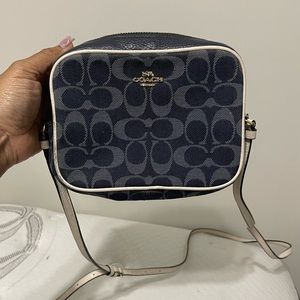 Blue Coach crossbody